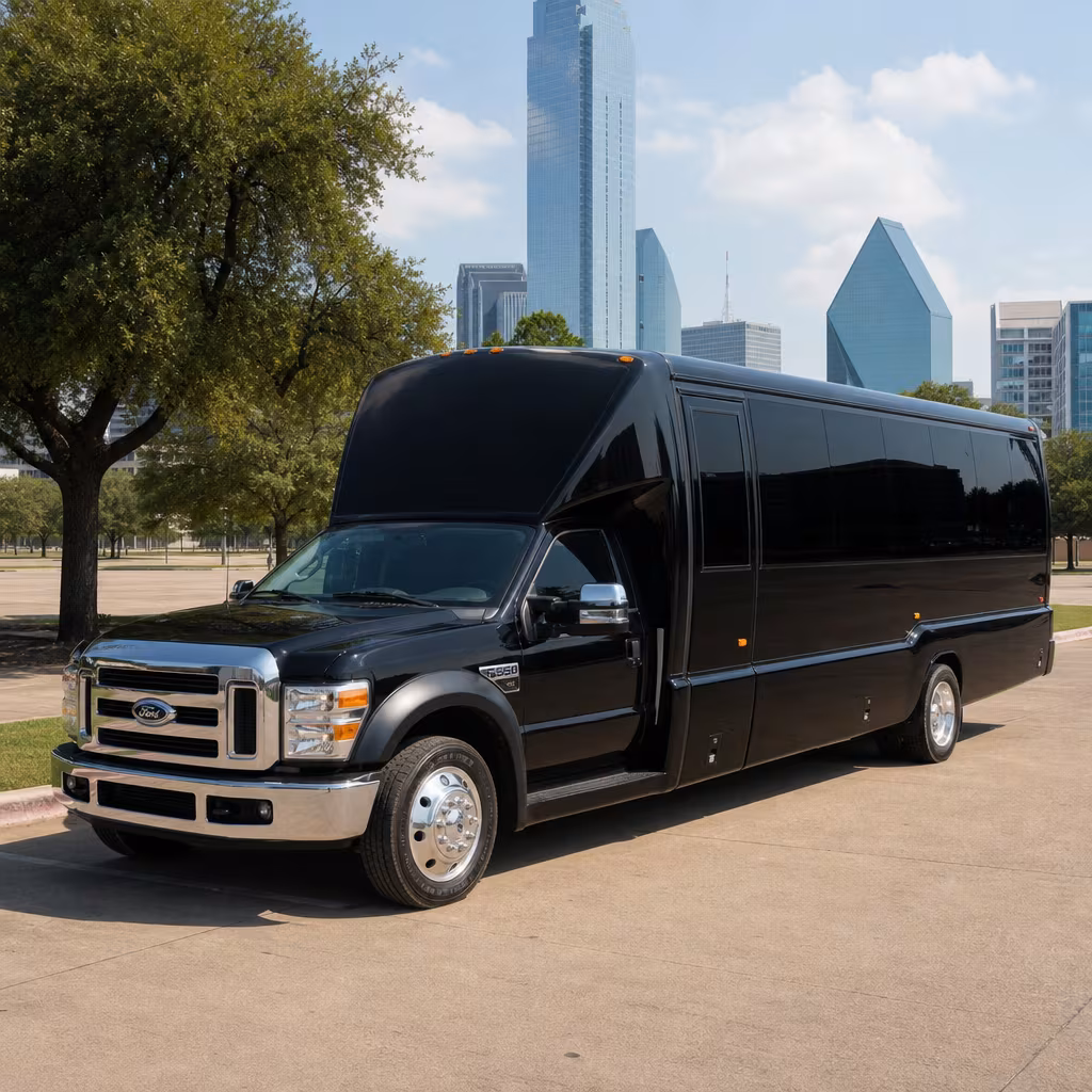 28 Passenger Party Bus Exterior