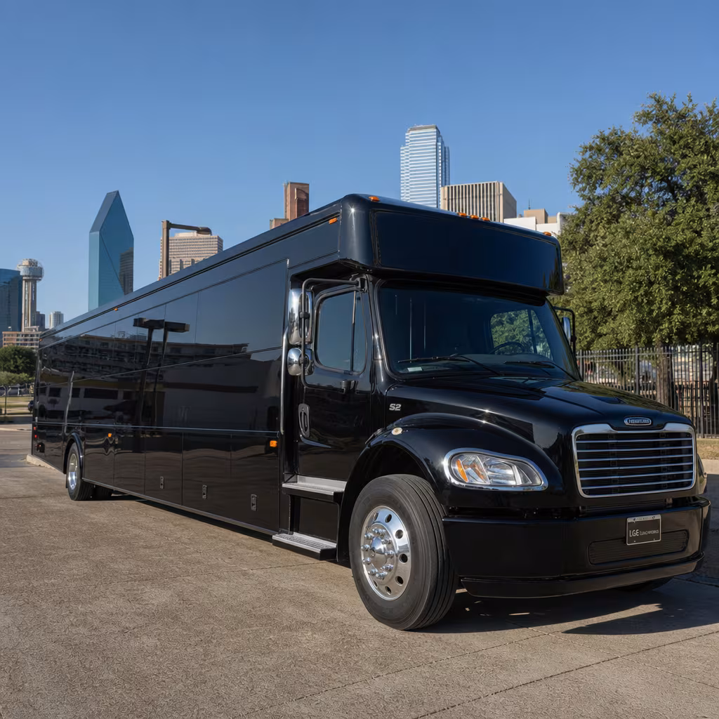 40 Passenger Party Bus Exterior