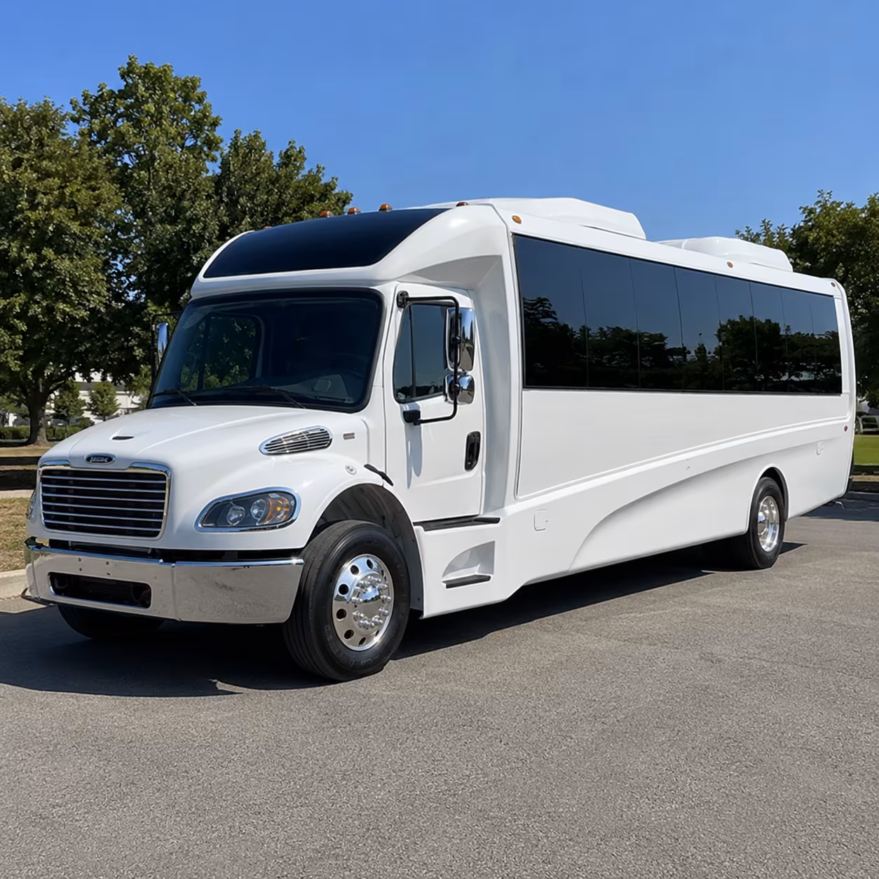 Dallas Airport Shuttle & Transportation party bus exterior