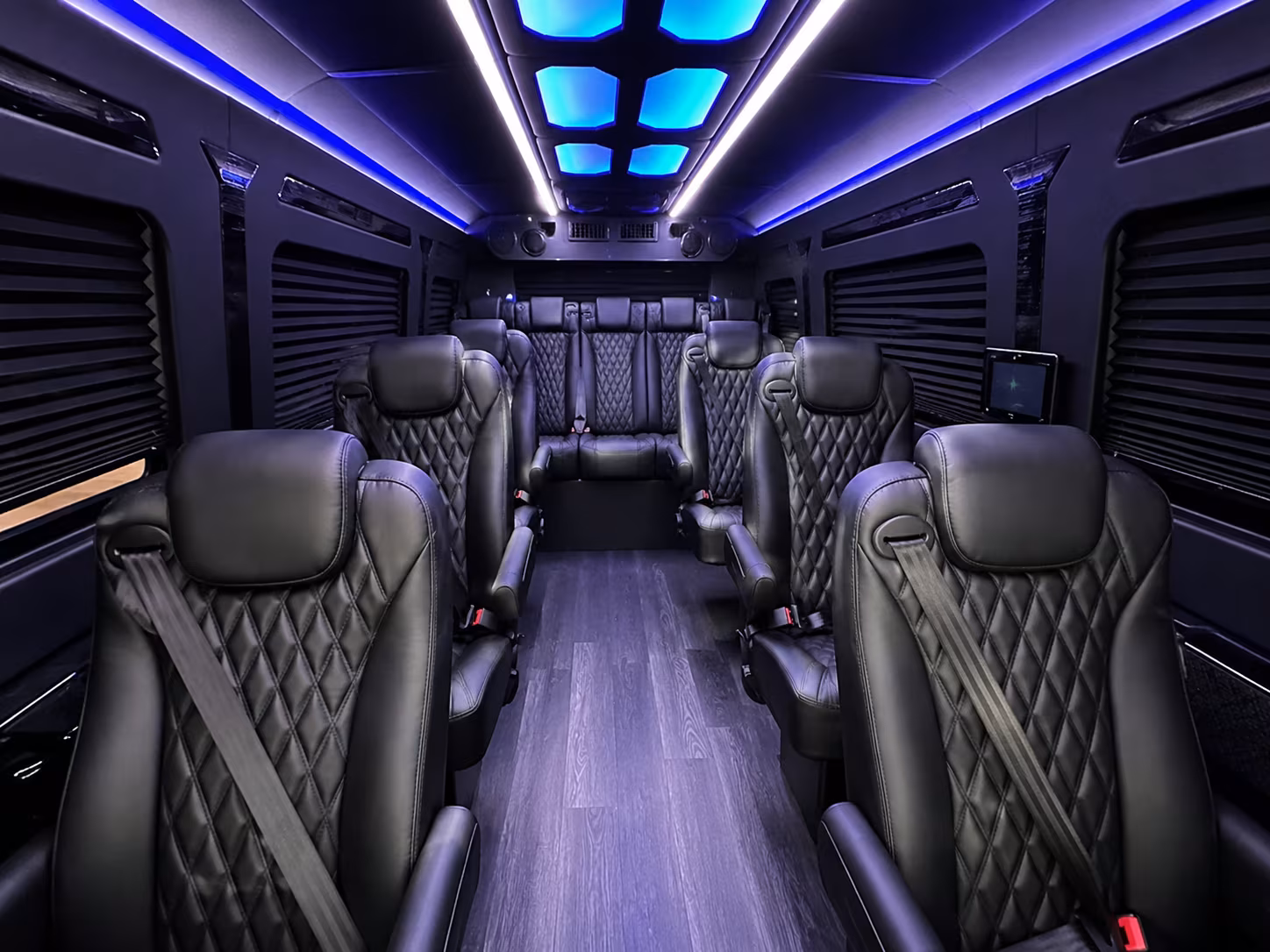 Dallas Airport Shuttle & Transportation party bus exterior