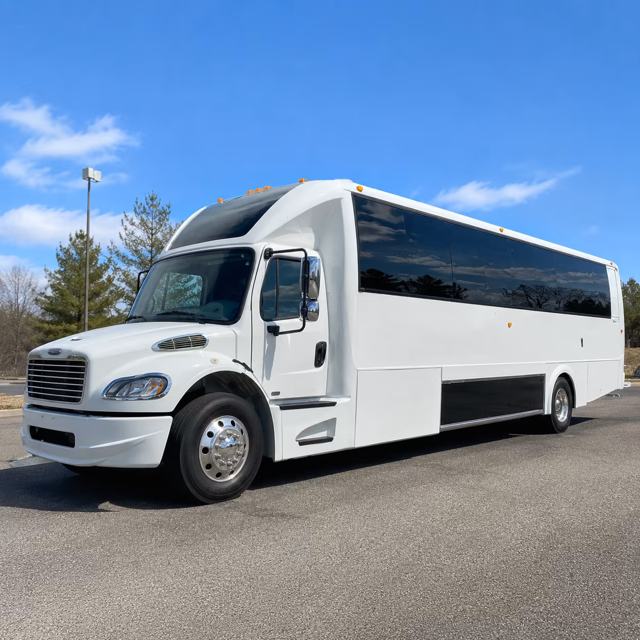Dallas Birthday, Sweet 16, & Quinceañera Transportation party bus exterior