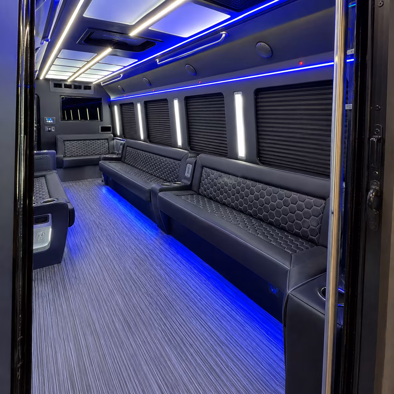 Dallas Concert & Music Festival Transportation party bus exterior