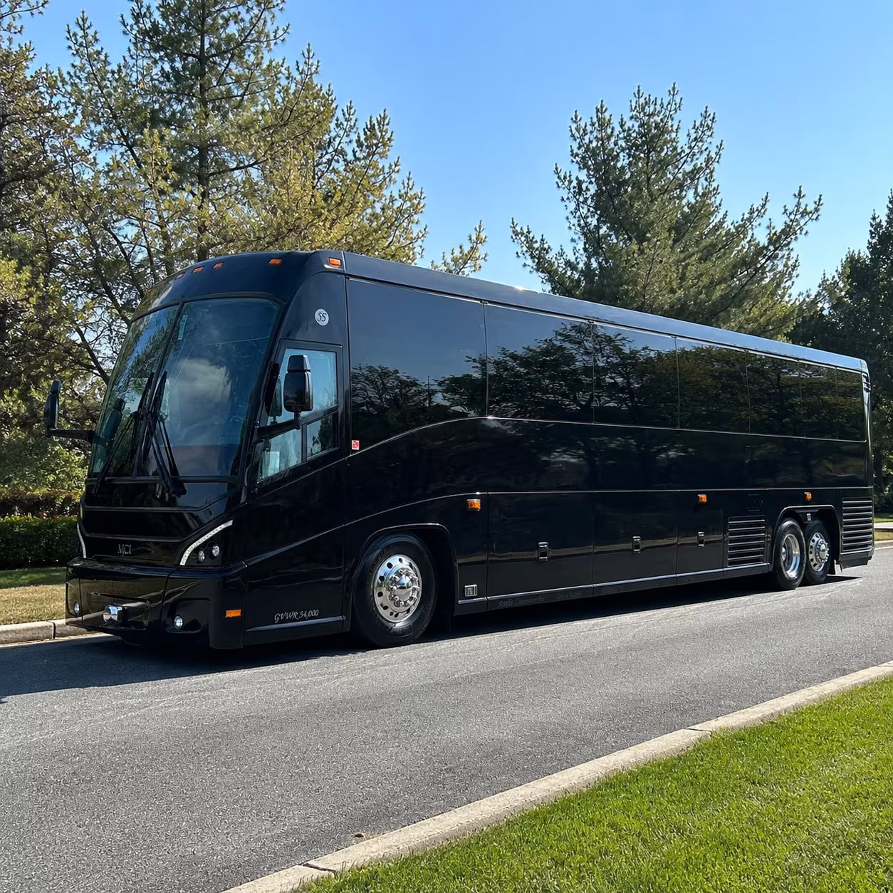 Dallas Corporate Transportation party bus exterior
