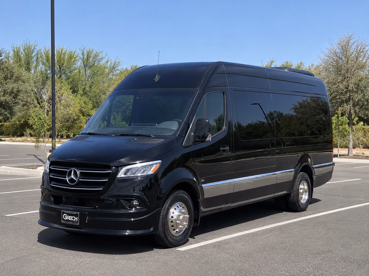 Dallas Corporate Transportation party bus exterior