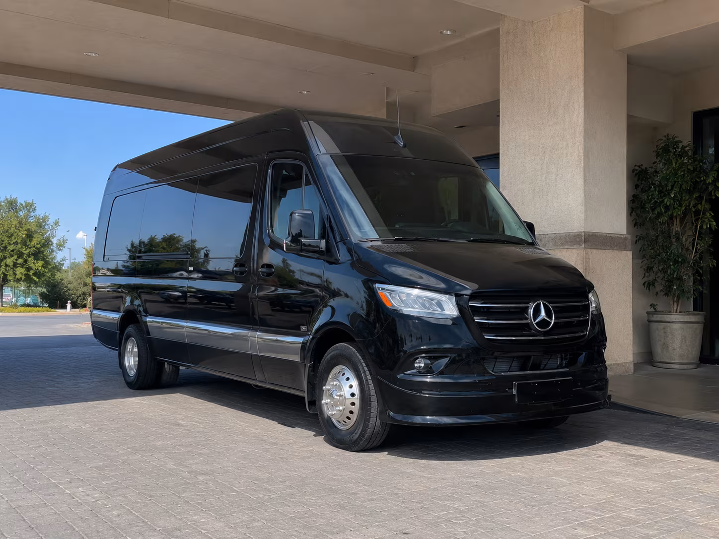 Dallas Corporate Transportation party bus exterior