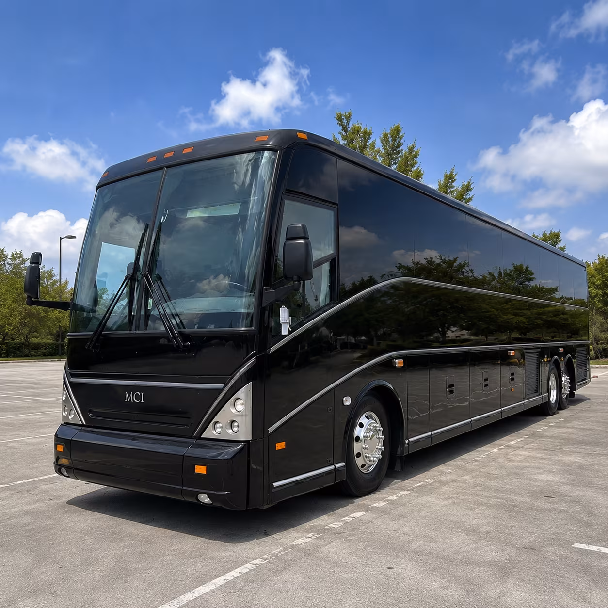 Dallas Corporate Transportation party bus exterior