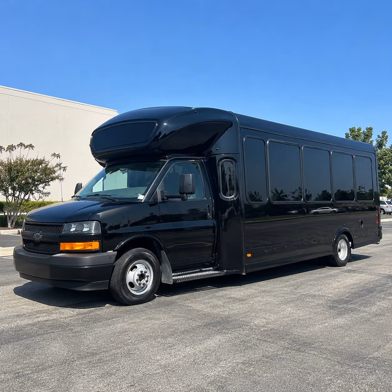 Dallas Private Event Transportation party bus exterior