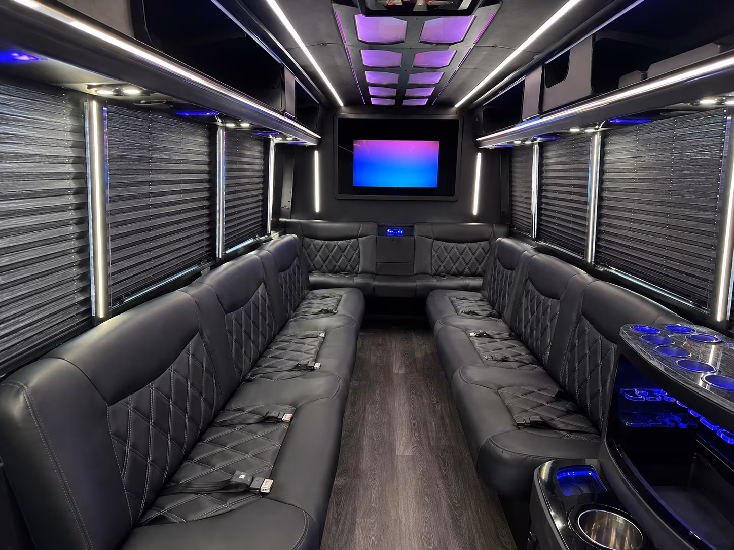 Dallas Prom & Homecoming Transportation onboard seating