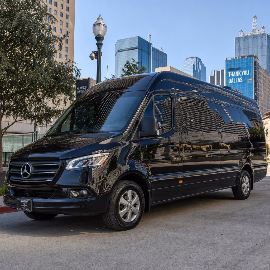 Sprinter Van Rental with Driver Exterior