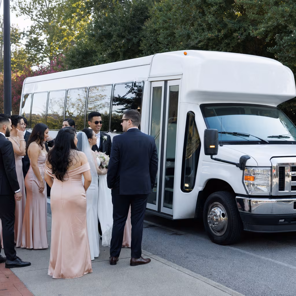 Dallas Wedding Transportation fleet vehicle