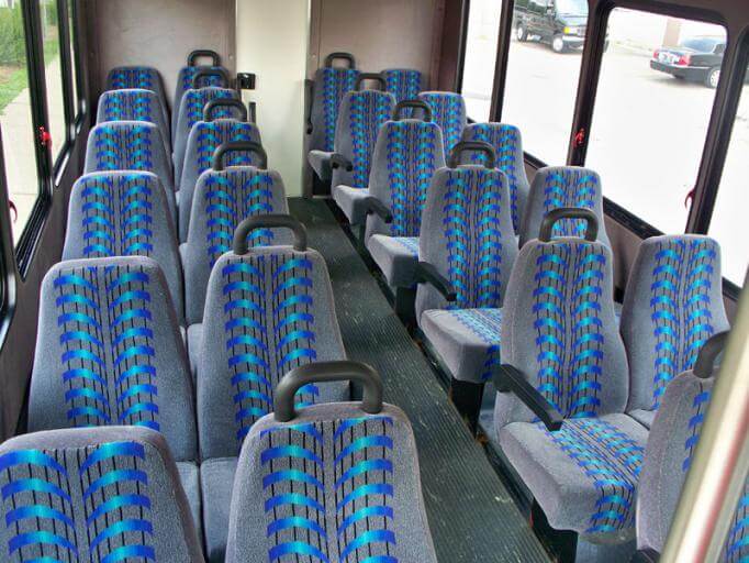 Richardson 25 Passenger Mini Bus Interior
