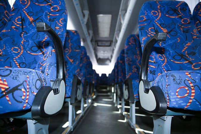 Arlington 47-56 Passenger Charter Buses Interior